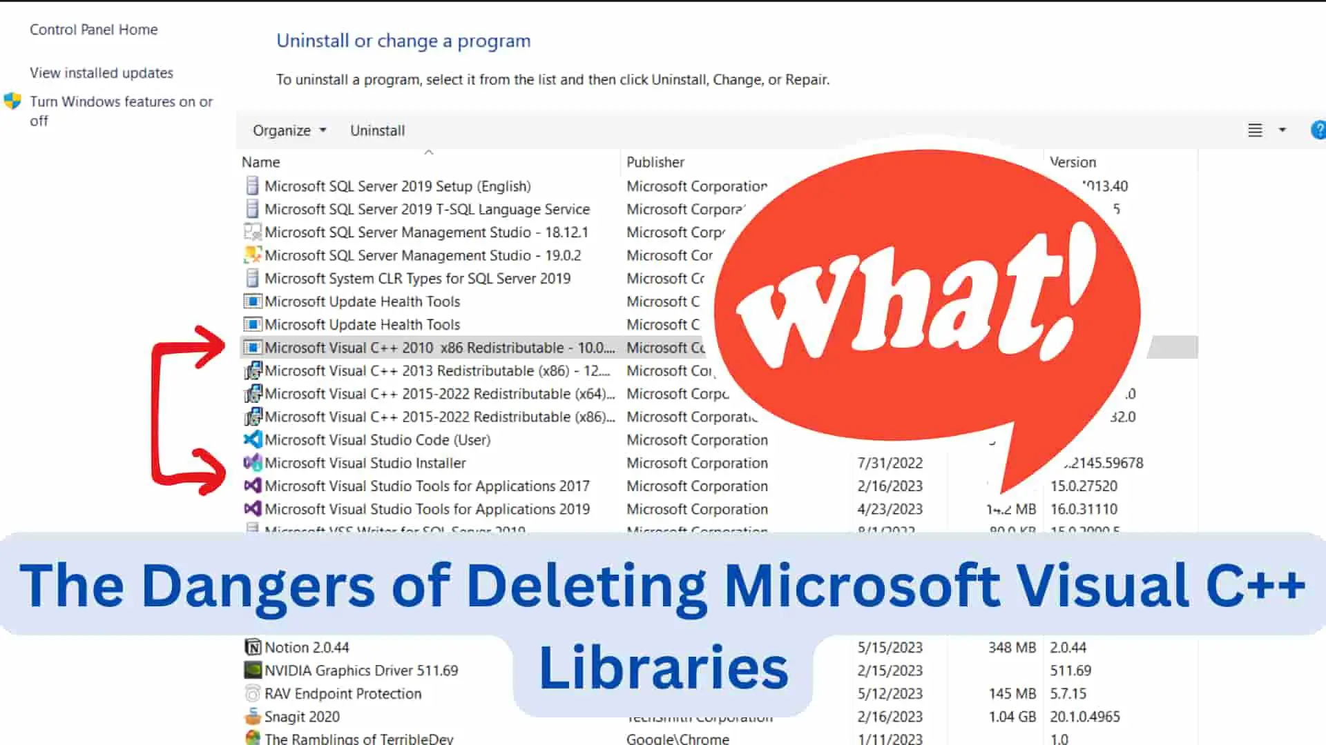 dangers-of-deleting-microsoft-visual-c-plus-plus-redistributable-libraries