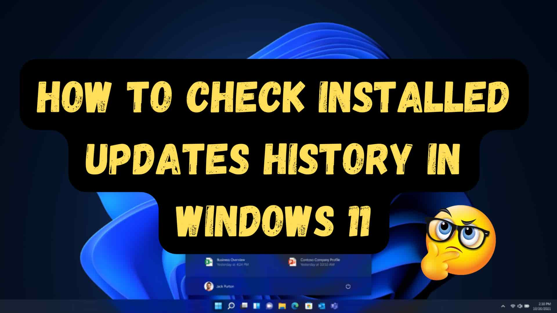 check-installed-updates-history-in-windows-11