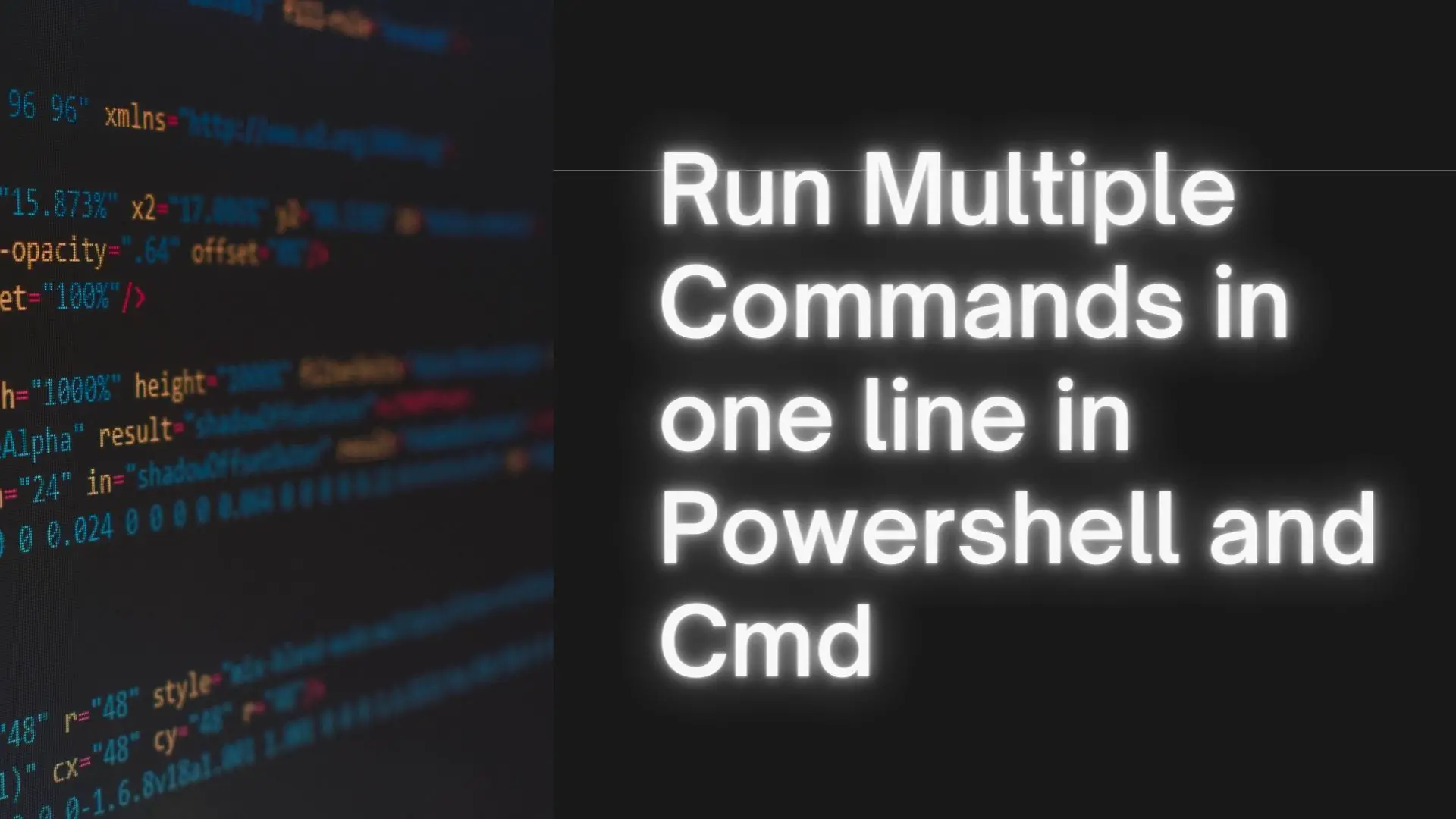 run-multiple-commands-one-line-powershell-cmd