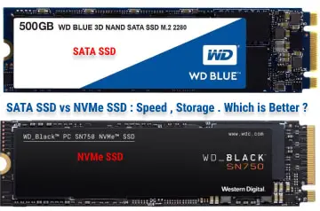 SATA SSD vs NVMe SSD: Speed , Storage. is Better