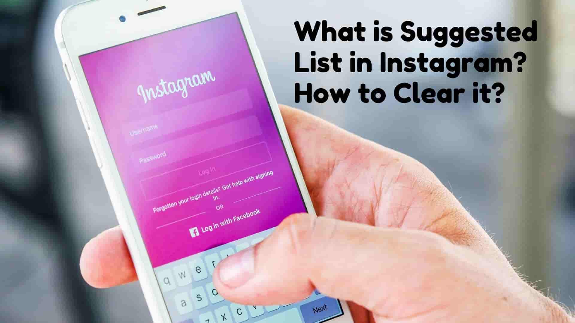 What Suggested Means In Instagram