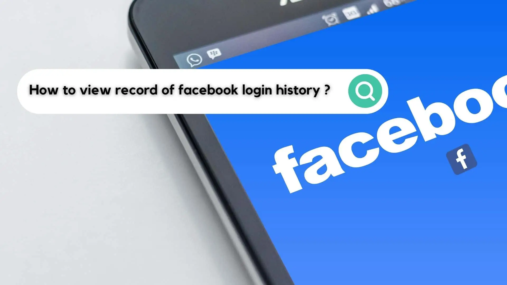 Login in with facebook