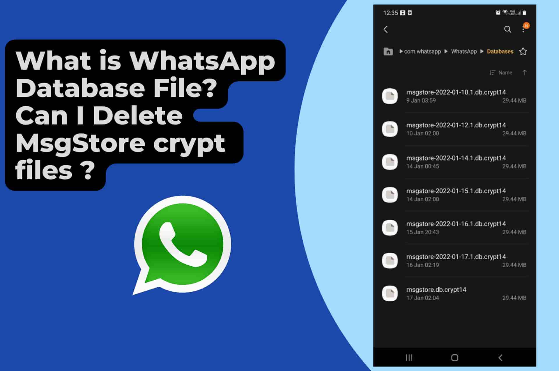 Файлы ватсап. Removing the WHATSAPP contacts.